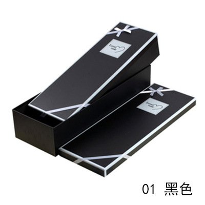 Amado corazón conjunto dos caja rectangular flores regalo red wangzi leche ramo caja rectangular engrosada