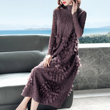 2023春装新款民族风短袖中长款设计感大码mm嘉柠连衣裙K201104