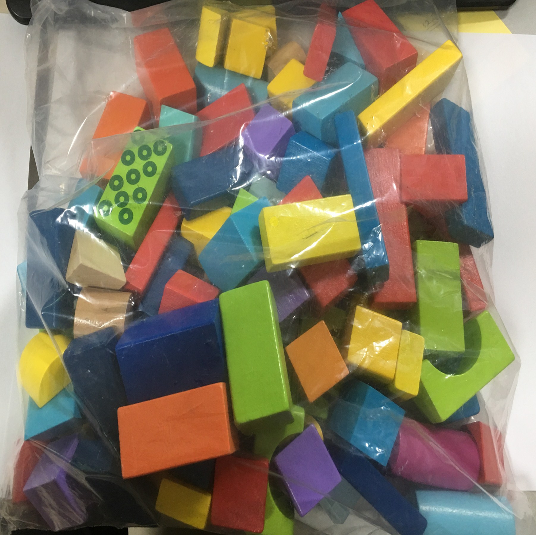 100 bloques de construcción educativos para niños de madera barril partículas grandes ensambladas juguetes para bebés Educación temprana Inteligencia ventas directas de la fábrica