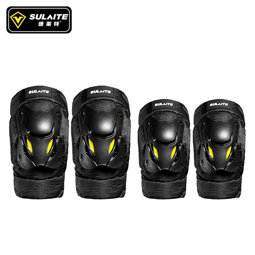 SULAITE motorcycle riding protective gear summer breathable knee pads and elbow pads for men and women outdoor rider protective gear