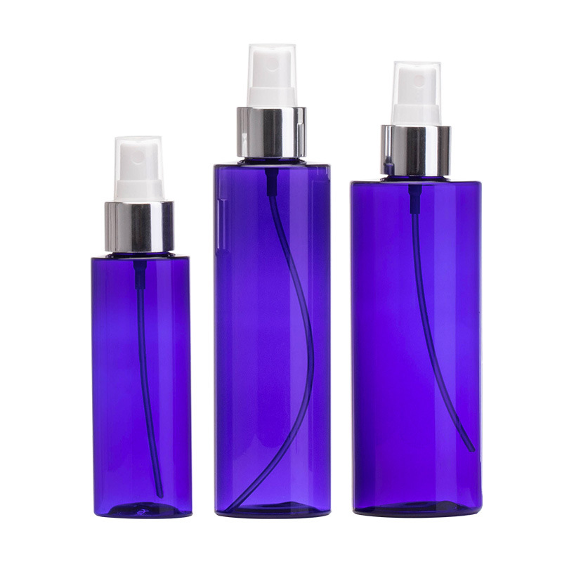 Botella de spray de 100ml en stock 200ml loción pura Tóner botella de spray de plástico botella de cuidado de la piel Xumin embalaje