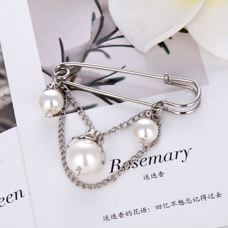 European and American Pearl Brooches, Clothing Accessories, Vest Accessories, Large Pins, Shawl Clasps, Corsages, Clothing Wholesale, Formal Wear