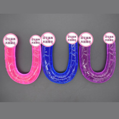 Dual-headed dragon female using dual-headed male organ long simulation manual male organ female masturbation device adult novelty product toy
