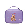High quality waterproof lipstick, capacious cute cosmetic bag, handheld organizer bag for traveling, internet celebrity