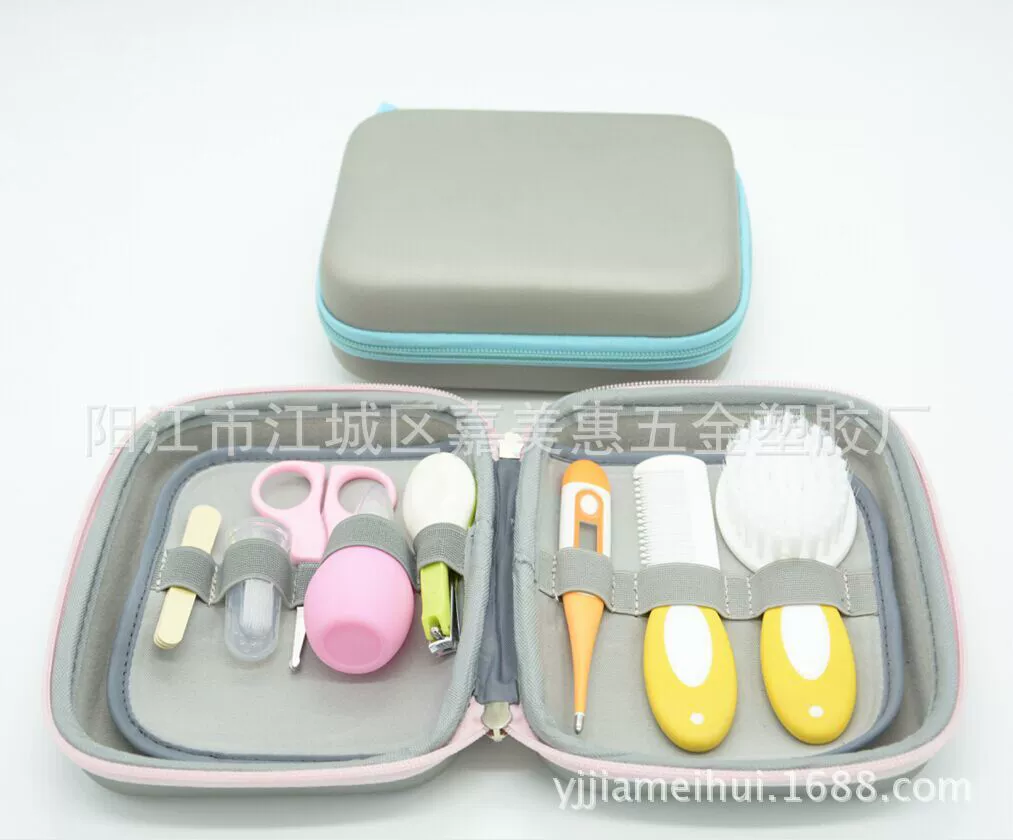 Назальный аспиратор ножницы кусачки для ногтей EVA набор из восьми предметов (шерсть) комбинированный костюм товары для матери и ребенка оптом