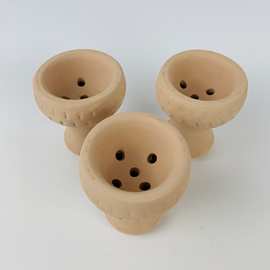 阿拉伯水烟碗烟锅水烟红泥陶瓷碗hookah bowl配件厂家烟丝