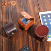 Three dimensional watch box handmade, universal storage box, leather storage system, bag, genuine leather