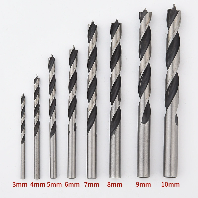 Деревообрабатывающее сверло с тремя острыми сверляками Древообрабатывающее сверло