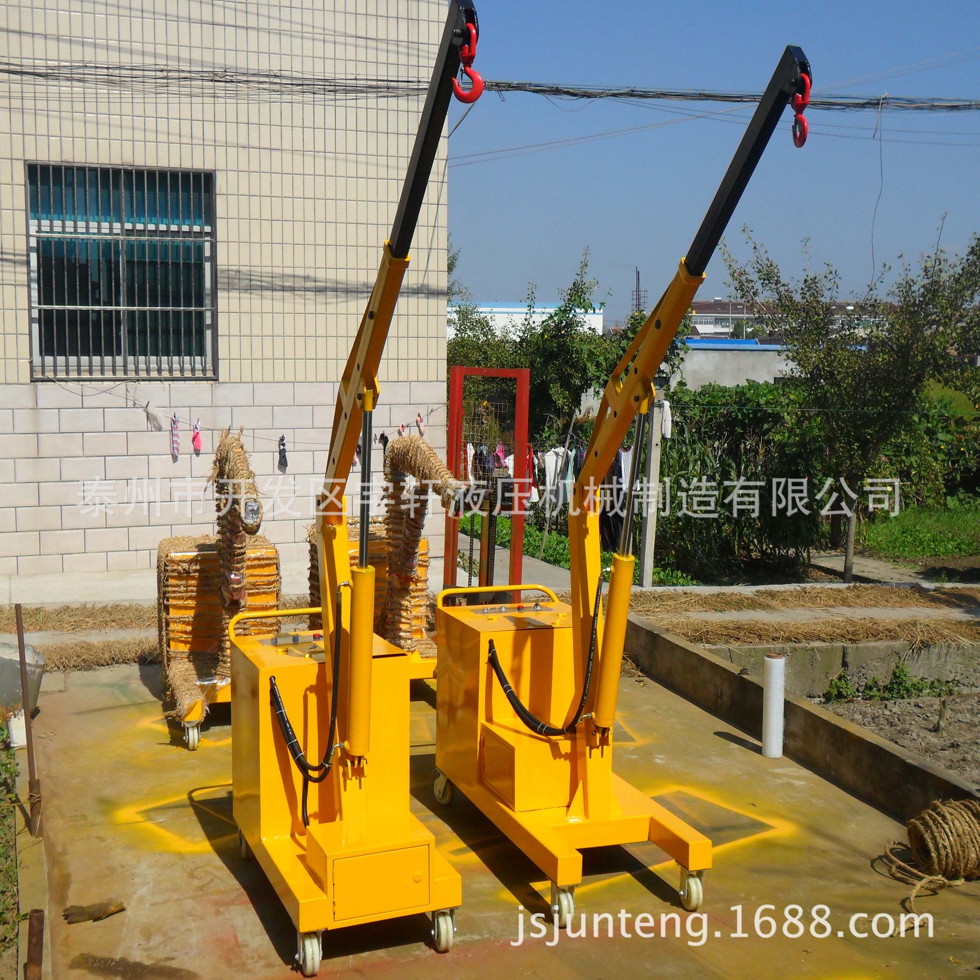 厂家出售FPD液压小吊车 小型小吊车 小型液压吊车 吊车