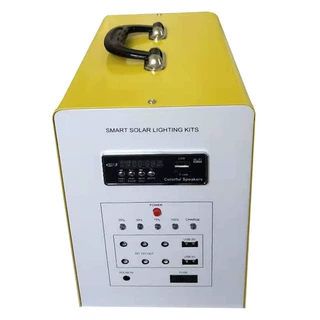 源头厂家定制便携式太阳能发电系统 12V光伏家用备用电源太阳能照