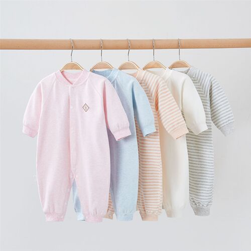 Baby Romper Spring and Autumn Soft Fleece Pure Cotton Boneless Baby Clothes Underwear Autumn Clothes Newborn Baby Clothes Outer Wear 