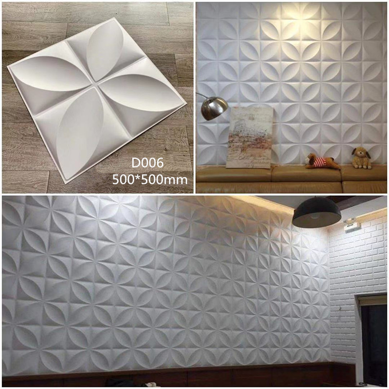 工厂PVC三维板3D立体墙板wall panel电视背景墙装饰3d墙板批发