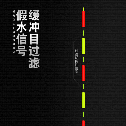 Greenfish Big Fish Black Pit Running Lead Long Throw Super Eye-catching Floating Bobber Lead-Free Self-standing Nano Flying Lead Bobber Wild Fishing Rogue Bobber
