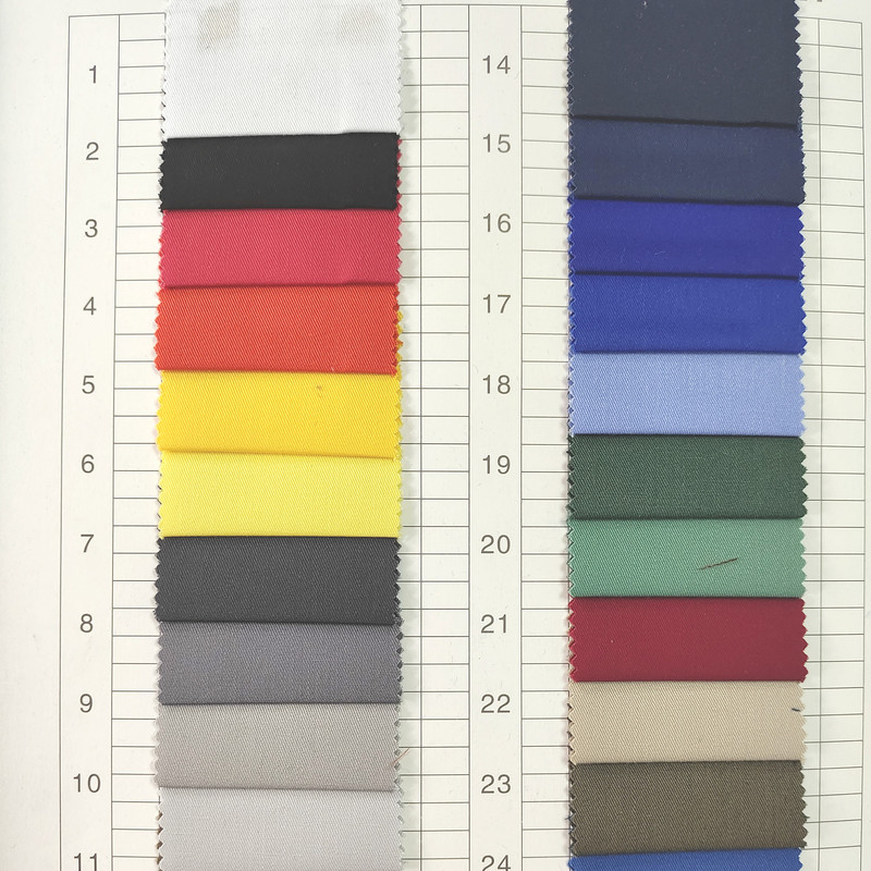 [Factory Direct Supply] Polyester Cotton 35% Cotton Tc13070 Twill Workwear Fabric Shirt Fabric Environmentally Friendly and Thickeneded