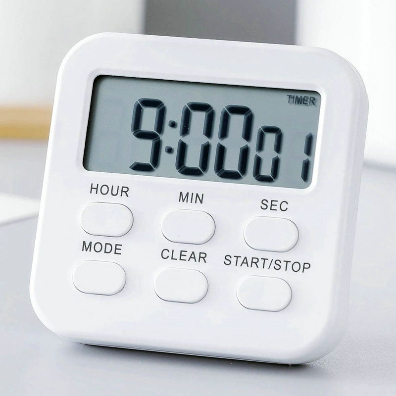 Student art timer with a time countdown to a quiet kitchen reminder reminder in hour with clip bracket