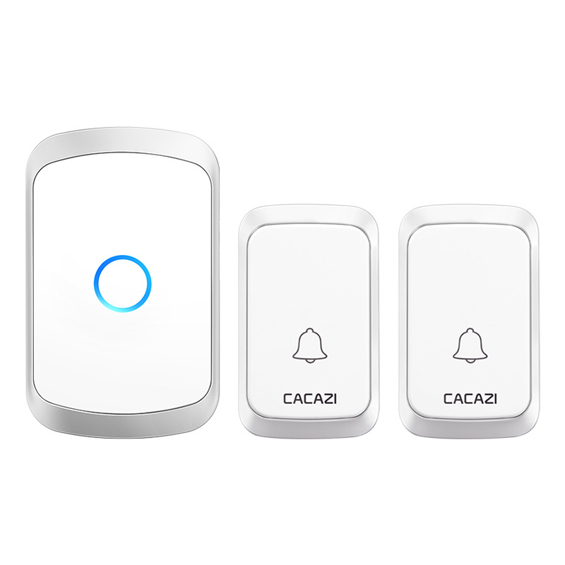 门铃无线家用二拖一超远距离智能门玲老人呼叫器电池款直流呼叫器