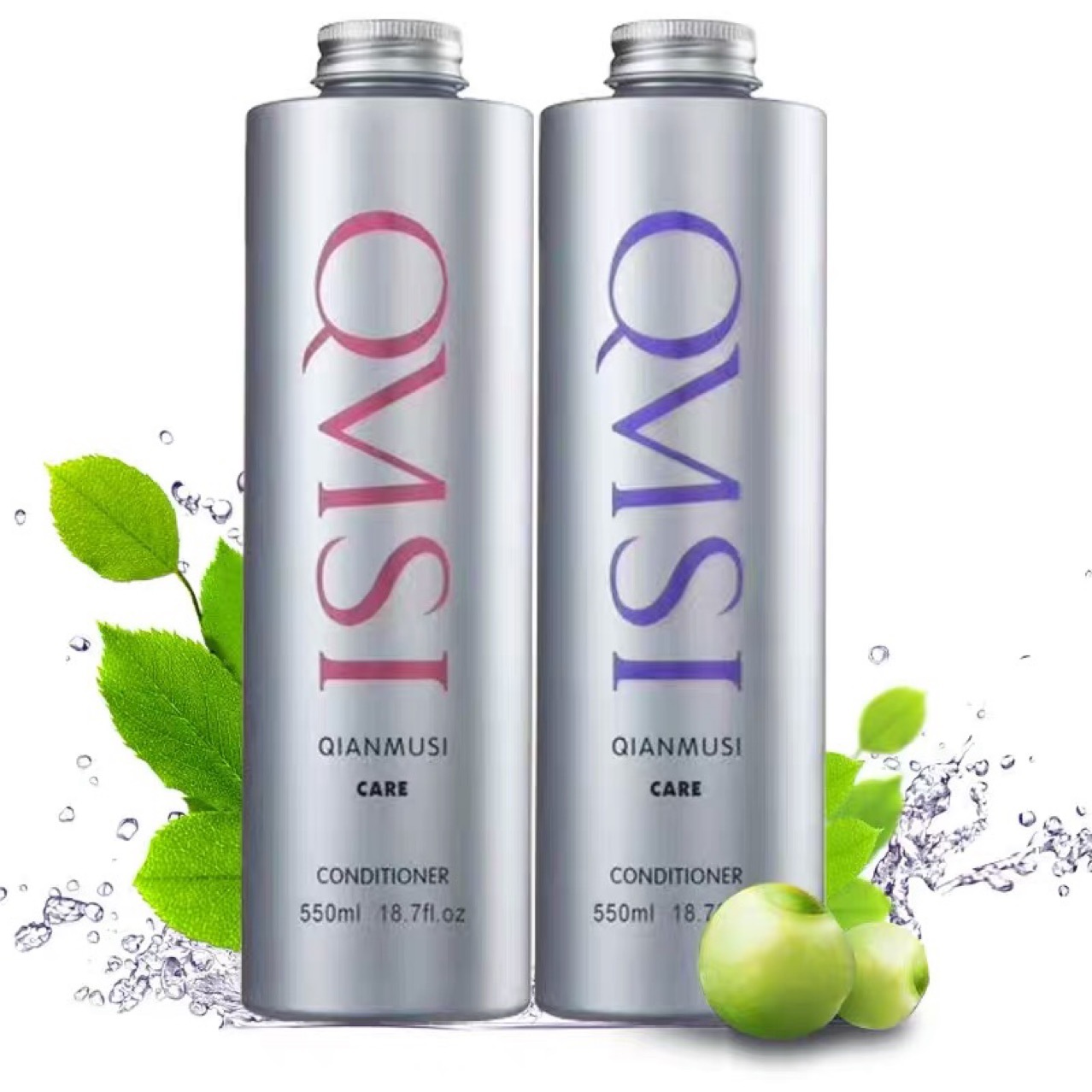 Qianmu Silk Conditioner Privilege Protein Care Cream Wash Kit Repair Shampoo Conditioner Essence 500ml