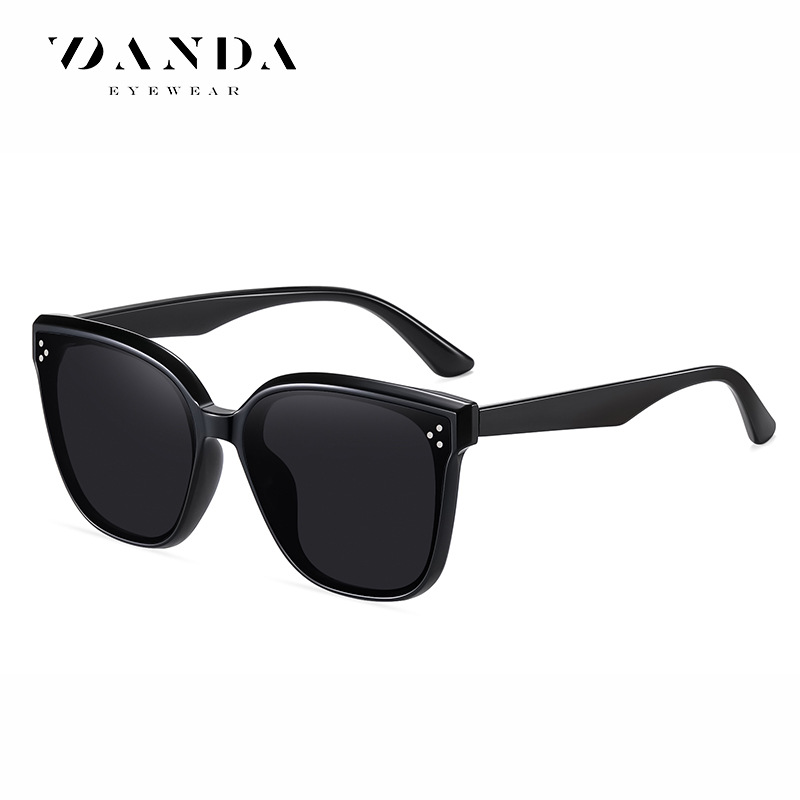 2021 nuevas gafas de sol mujeres tr90 gafas de sol de moda hombres 6305 gafas de Marco grande de nylon en stock al por mayor