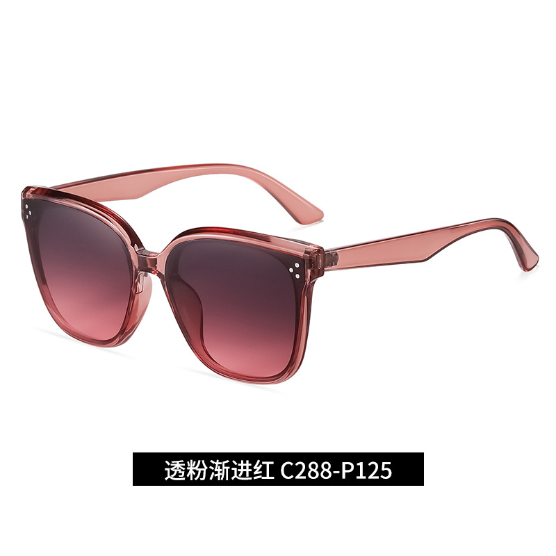 2021 nuevas gafas de sol mujeres tr90 gafas de sol de moda hombres 6305 gafas de Marco grande de nylon en stock al por mayor