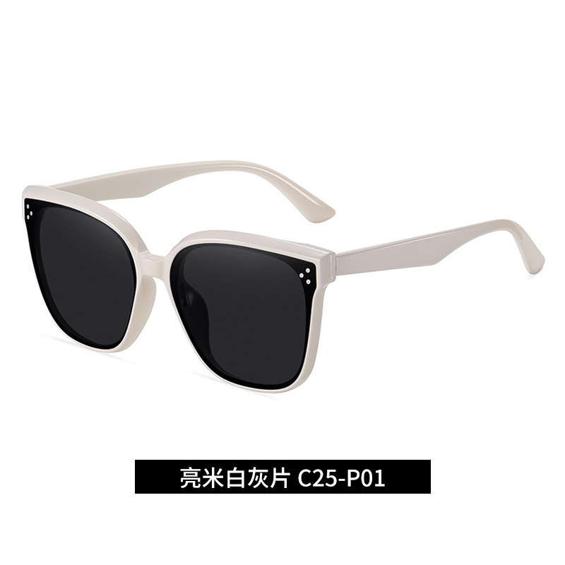 2021 nuevas gafas de sol mujeres tr90 gafas de sol de moda hombres 6305 gafas de Marco grande de nylon en stock al por mayor