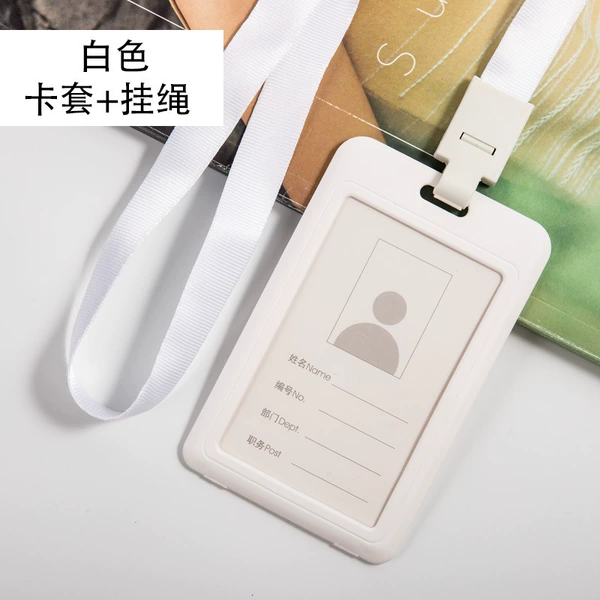 Vertical style-white with lanyard rope