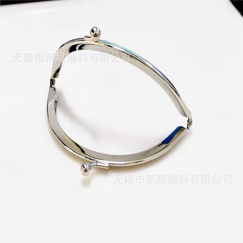 厂家批发 无孔零钱包口金 玩具包夹口 手袋铁较夹框