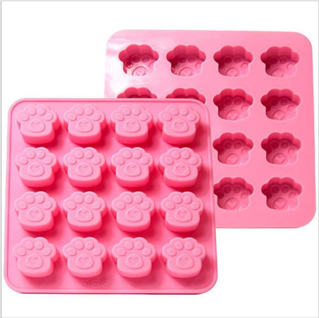 16-piece cute cat claw cartoon plaster mold doll coolomi Crystal epoxy handmade epoxy mold