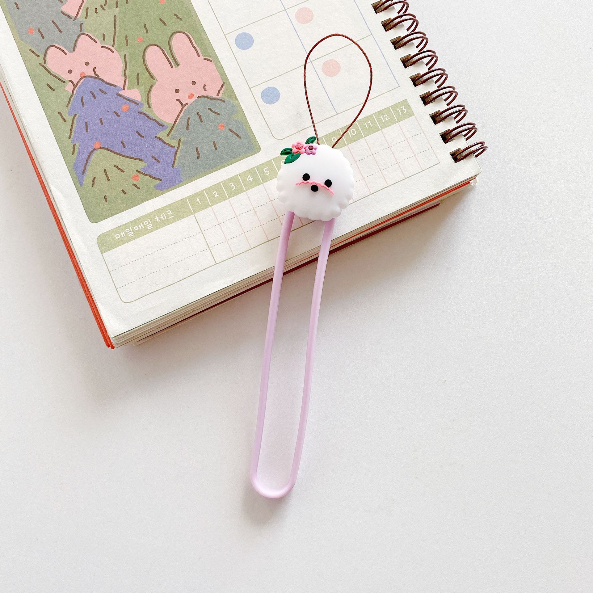 VIP 보라색 짧은 로프