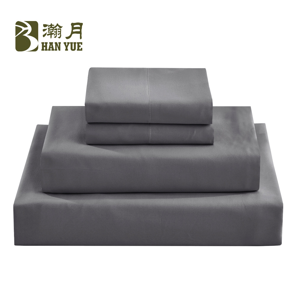 Textiles para el hogar transfronterizos Amazon ebay85g cepillada hoja de cama sábana ajustable clip de comercio exterior de cuatro piezas sábana funda de almohada