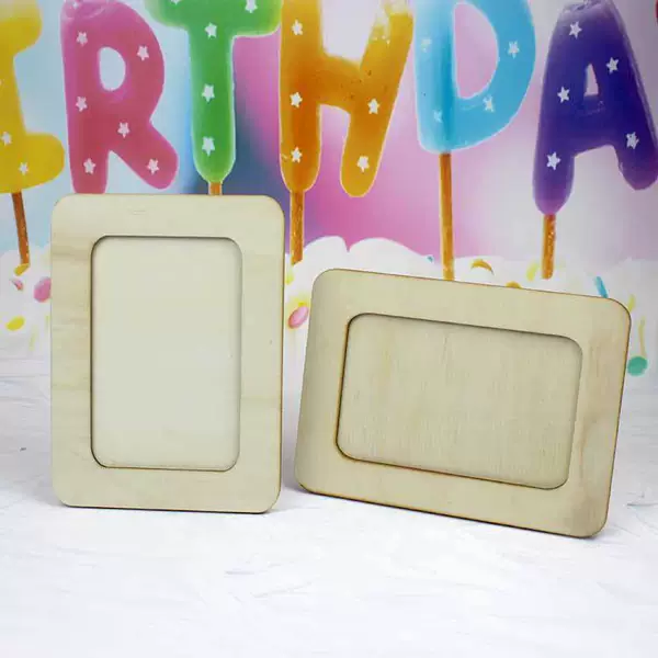 Wooden photo frame