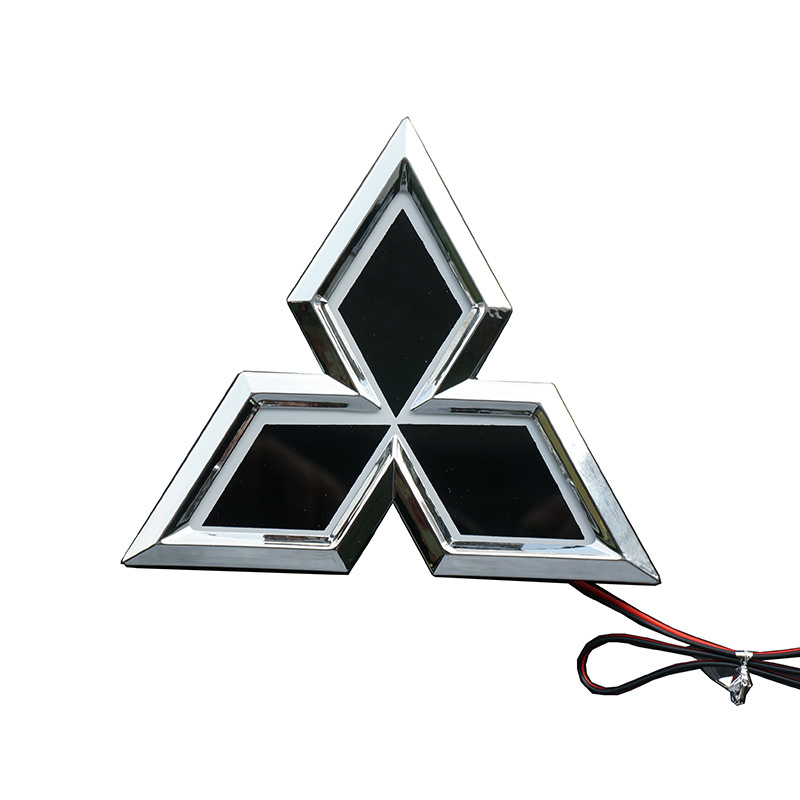 Aplicable a Mitsubishi coche logo luz Goran Lanse lingshuai, Junge Jinxuan Outlander transfronteriza pelo Camarón piel Li puede