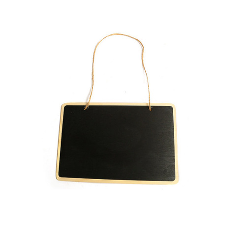 Poplar creative decorative small blackboard stall 30X20cm wall-mounted message board wooden craft gift