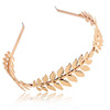 Metal golden headband, hair accessory