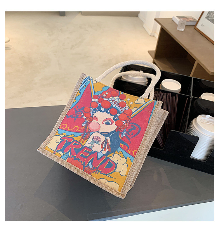 Fabricantes al por mayor de lona de algodón y lino bolsos de mujer 2024 nuevo estilo de moda nacional bolsos de moda simple bolsa especial