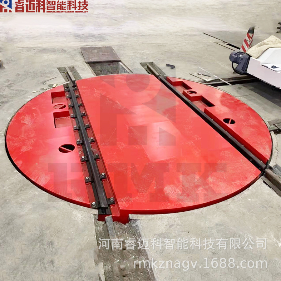 电动轨道转盘批发 智能轨道搬运方案轨道转向台 换轨车