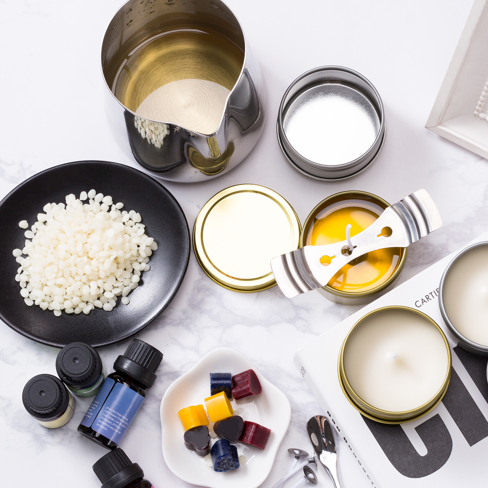 Kit de fabrication de bougies parfumées diy créatif_voghion.com