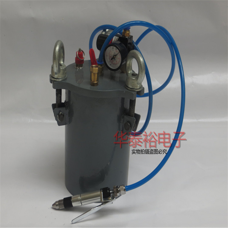 碳钢压力桶点胶储料罐 1L2L3L5L8L10L15L20L压力桶+手动点胶阀