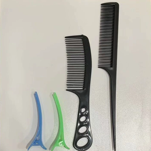 Clip + flat comb