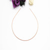 Headband, copper children's hair accessory from pearl handmade