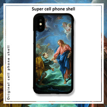 适用iPhone14/15苹果16ProMax/华为欧美插画风格全包软边手机壳套