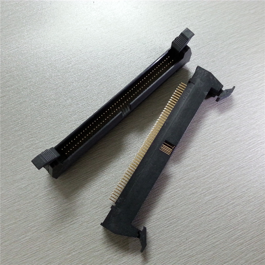 1.27*2.54双排插脚DC2牛角插 优联康1.27*2.54双排插脚DC2牛角插