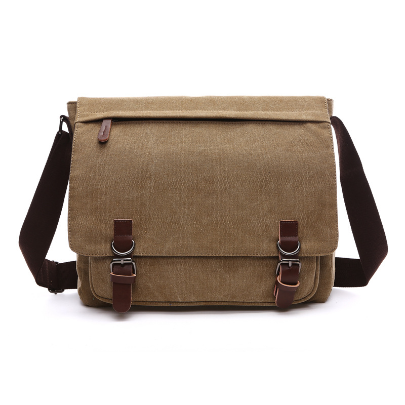 Men's and women's Single Shoulder Messenger Bag NEW versatile canvas bag practical business computer bag Korean fashion street fashion bag