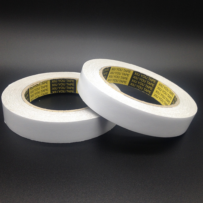 Cinta de tela de doble cara de malla de alto adhesivo 2cm 5cm de ancho 20y de largo piso de cuero cinta antideslizante cinta de alfombra traceless