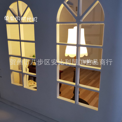 Doll house accessories floor lamp 12 points 8 points bjd accessories miniature retro lamp can be lit