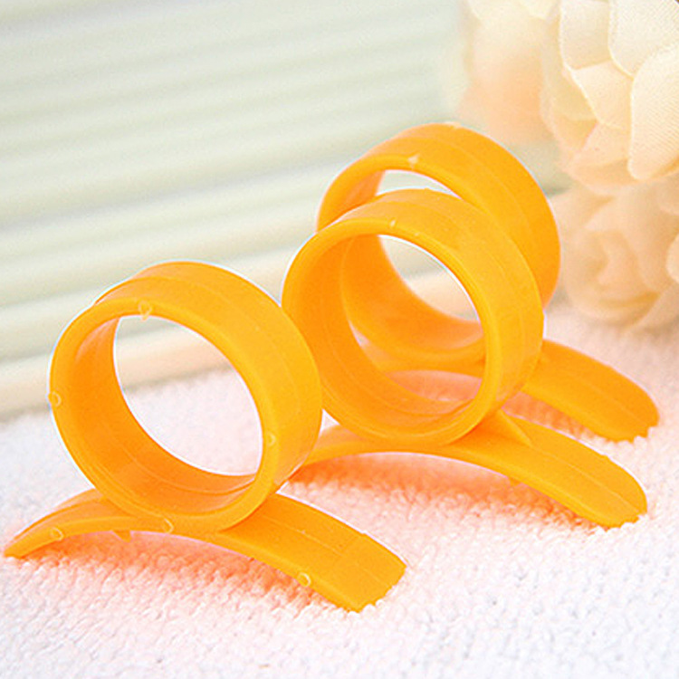 Улитки палец Оранжевое устройство творческий кольцо Фруктовый дриблер пилинг творческий Оранжевый грейпфрут гранат Пилинг