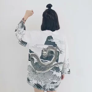 Летнее ханьфу, кардиган, одежда для защиты от солнца для школьников и студентов, куртка, китайский стиль, в корейском стиле, свободный крой