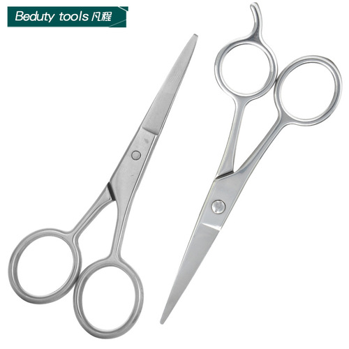 Directly from the manufacturer, stainless steel eyebrow scissors, elbow eyebrow trimming scissors, pointed eyebrow scissors, nose hair scissors, small scissors, round scissors