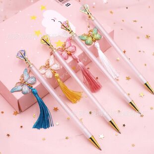 Zhuo Bison New Zhuangzhou Dream Die Antique Pendant Pendant Automatic Pencil 0.5/ 0.7 Gel Pen Girl's Heart