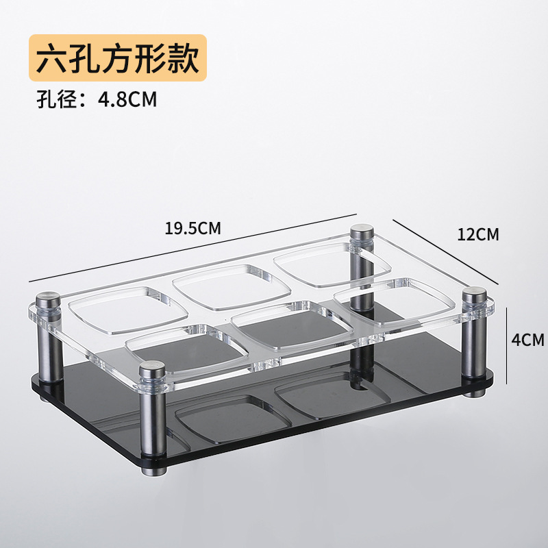 Bar portavasos acrílico combinación de plástico bala taza estante bar una taza de vino blanco taza de vino extranjero estante transparente