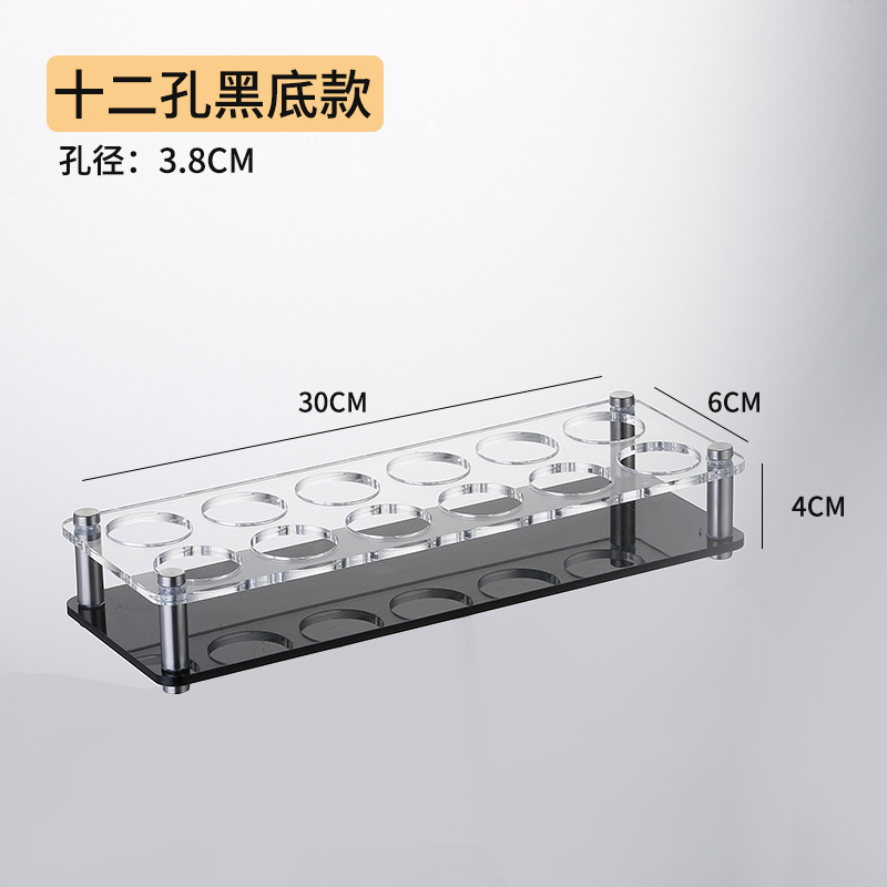 Bar portavasos acrílico combinación de plástico bala taza estante bar una taza de vino blanco taza de vino extranjero estante transparente